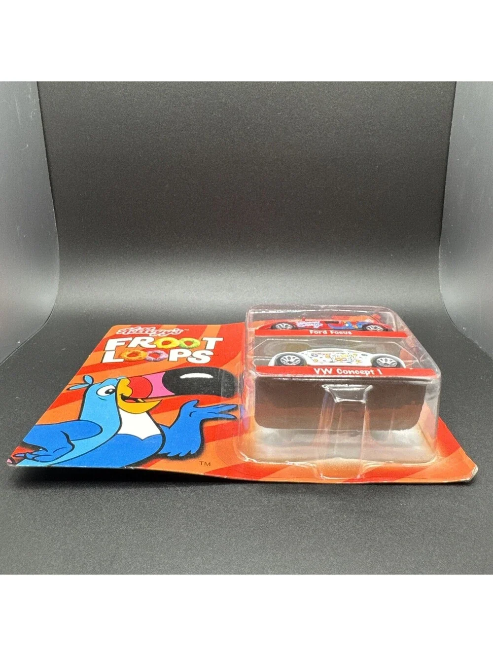 Matchbox Kelloggs Froot Loops Ford Focus & VW Concept 1 - 2001